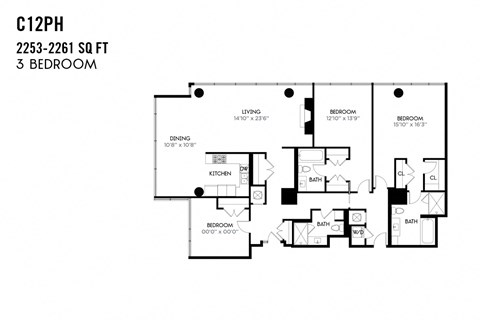 Apex C12PH 3 Bedroom
